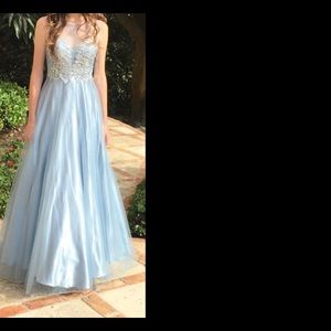 Modern Cinderella Style Prom Dress